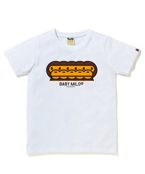 A BATHING APE(アベイシングエイプ)の「BABY MILO NACHBILD TEE L(Tシャツ/カットソー・レディース・ホワイト/ブラック/グレー/ピンク・SMALL/X-SMALL)」の2枚目の写真