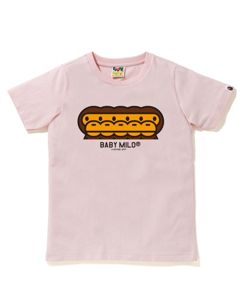 A BATHING APE(アベイシングエイプ)の「BABY MILO NACHBILD TEE L(Tシャツ/カットソー・レディース・ホワイト/ブラック/グレー/ピンク・SMALL/X-SMALL)」の4枚目の写真
