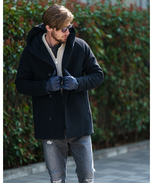 wjk（ダヴルジェイケイ）の「leather groves（手袋・メンズ・ブラック/ネイビー・FREE）」の6枚目の写真