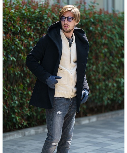 wjk（ダヴルジェイケイ）の「leather groves（手袋・メンズ・ブラック/ネイビー・FREE）」の7枚目の写真