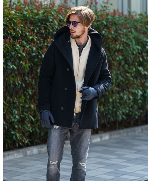 wjk（ダヴルジェイケイ）の「leather groves（手袋・メンズ・ブラック/ネイビー・FREE）」の8枚目の写真