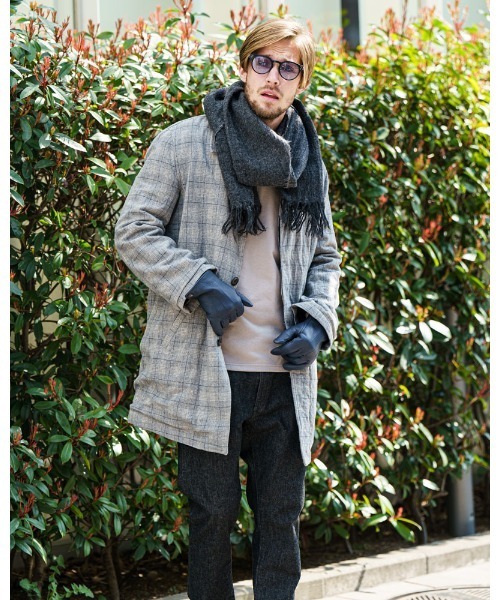 wjk（ダヴルジェイケイ）の「leather groves（手袋・メンズ・ブラック/ネイビー・FREE）」の10枚目の写真