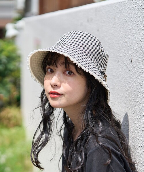 FREAK'S STORE（フリークスストア）の「Casselini/キャセリーニ リバーシブルバケットハット（ハット・レディース・ブラック/ベージュ/アイボリー/キャメル・ONE SIZE）」の22枚目の写真