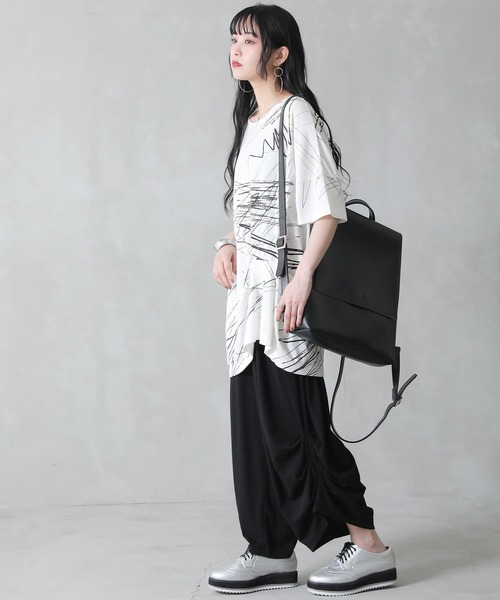 n'OrLABEL（ノアールレーベル）の「【廃盤】『ドレープタックパンツ』（その他パンツ・レディース・ライトグレー/ブラック/ダークブルー・FREE）」の17枚目の写真