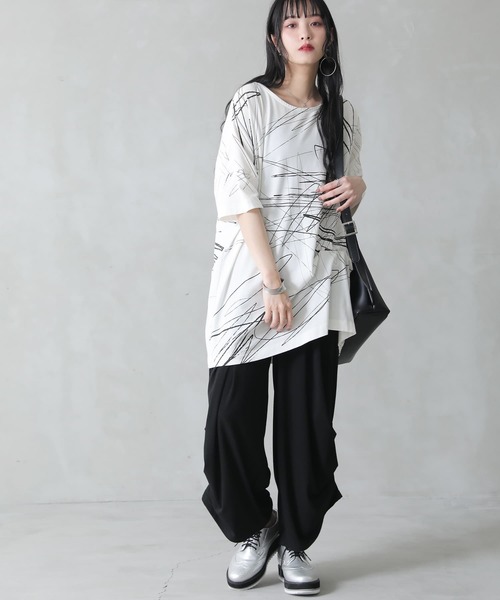 n'OrLABEL（ノアールレーベル）の「【廃盤】『ドレープタックパンツ』（その他パンツ・レディース・ライトグレー/ブラック/ダークブルー・FREE）」の18枚目の写真