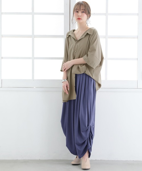 n'OrLABEL（ノアールレーベル）の「【廃盤】『ドレープタックパンツ』（その他パンツ・レディース・ライトグレー/ブラック/ダークブルー・FREE）」の13枚目の写真