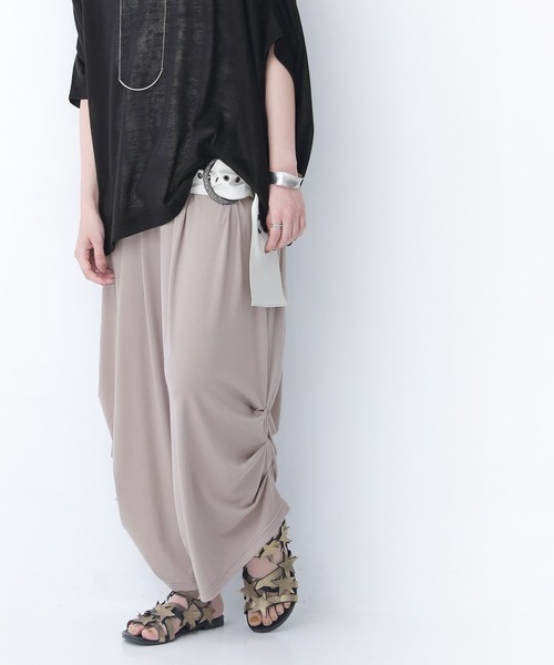 n'OrLABEL（ノアールレーベル）の「【廃盤】『ドレープタックパンツ』（その他パンツ・レディース・ライトグレー/ブラック/ダークブルー・FREE）」の5枚目の写真