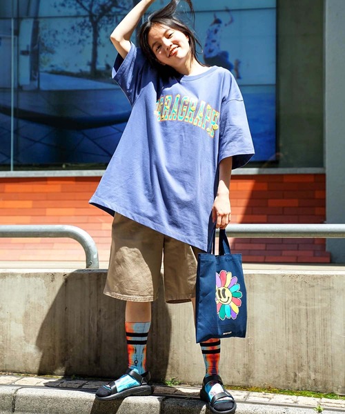 Paragraph（パラグラフ）の「【PARAGRAPH/ パラグラフ】キャンバス トートバッグ   CANVAS TOTE BAG（トートバッグ・メンズ・イエロー/ライトグリーン/ネイビー/アイボリー・FREE）」の12枚目の写真