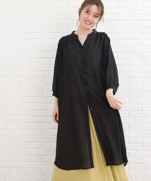 最高級⭐︎羊革ストール　新品　毛並み綺麗⭐︎リボン付き　ブラウン　ワンピース　茶色 ビーズ ワンピース ZW COLLECTION - オークル | ZARA Japan / 日本