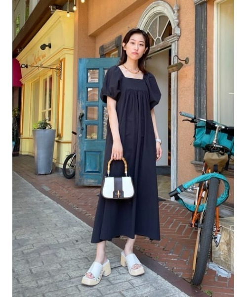 MOUSSY PUFF SLEEVE MAXI ドレス MOUSSY（マウジー）の「PUFF SLEEVE MAXI ドレス（ワンピース