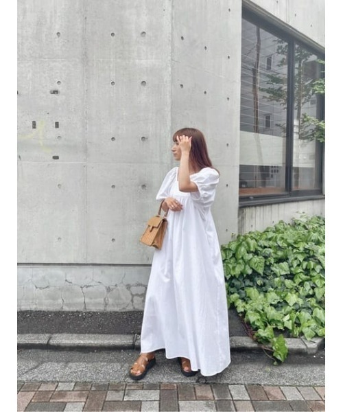 MOUSSY PUFF SLEEVE MAXI ドレス MOUSSY（マウジー）の「PUFF SLEEVE MAXI ドレス（ワンピース