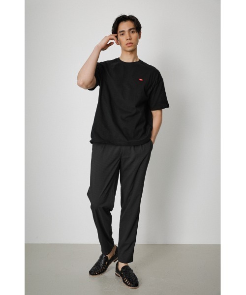 AZUL by moussy(アズールバイマウジー)の「AZUL BOX LOGO TEE/アズールボックスロゴTシャツ(Tシャツ/カットソー・メンズ・ホワイト/ライトブルー/ブラック・MEDIUM/SMALL/LARGE)」の16枚目の写真