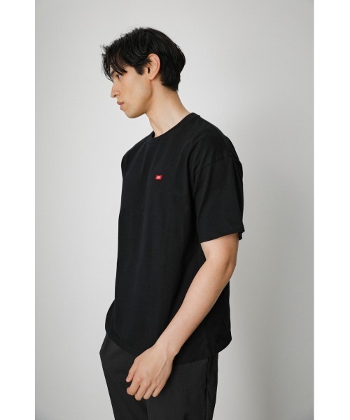 AZUL by moussy(アズールバイマウジー)の「AZUL BOX LOGO TEE/アズールボックスロゴTシャツ(Tシャツ/カットソー・メンズ・ホワイト/ライトブルー/ブラック・MEDIUM/SMALL/LARGE)」の19枚目の写真