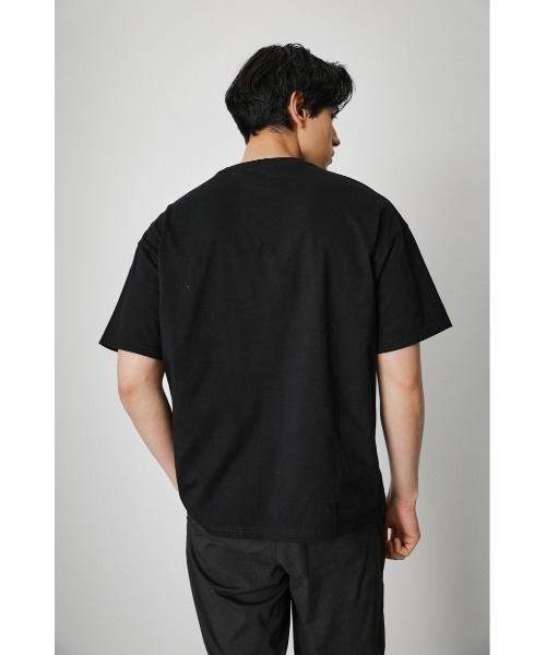 AZUL by moussy(アズールバイマウジー)の「AZUL BOX LOGO TEE/アズールボックスロゴTシャツ(Tシャツ/カットソー・メンズ・ホワイト/ライトブルー/ブラック・MEDIUM/SMALL/LARGE)」の20枚目の写真
