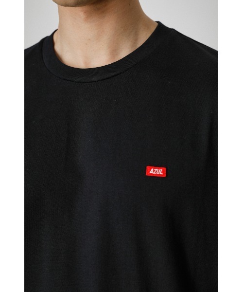 AZUL by moussy(アズールバイマウジー)の「AZUL BOX LOGO TEE/アズールボックスロゴTシャツ(Tシャツ/カットソー・メンズ・ホワイト/ライトブルー/ブラック・MEDIUM/SMALL/LARGE)」の21枚目の写真