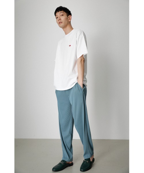AZUL by moussy(アズールバイマウジー)の「AZUL BOX LOGO TEE/アズールボックスロゴTシャツ(Tシャツ/カットソー・メンズ・ホワイト/ライトブルー/ブラック・MEDIUM/SMALL/LARGE)」の9枚目の写真