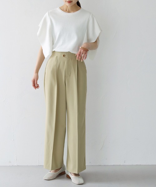 HER CLOSET(ハークローゼット)の「【cheriella】WEB限定フレアスリーブニットプルオーバー(ニット/セーター・レディース・ホワイト/ブラック/ピンク/ブルー/ライトグリーン・M)」の10枚目の写真