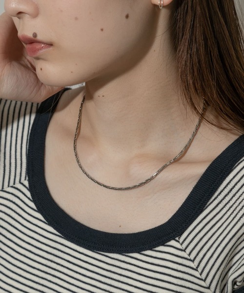 SMELLY(スメリー)の「シンプルチェーンネックレス(ネックレス・レディース・シルバー・-)」の1枚目の写真