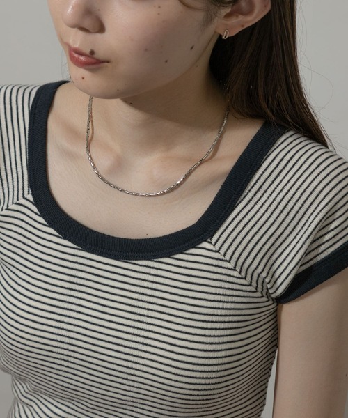 SMELLY(スメリー)の「シンプルチェーンネックレス(ネックレス・レディース・シルバー・-)」の2枚目の写真
