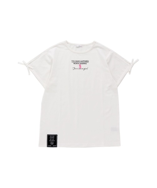 セール 防蚊袖スリットリボンロング丈tシャツ Tシャツ カットソー Jenni Love ジェニィラブ のファッション通販 Zozotown