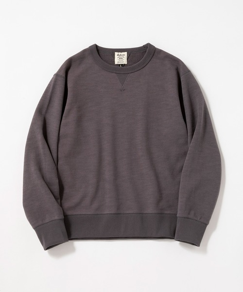 Jackman(ジャックマン)の「GG Sweat Crewneck(スウェット・メンズ・スミクロ/サンドグレー/セージグリーン/ヘザーグレー/ベビーピンク/ブラック/ライトブルーグレー/カリビアンブルー/グリーン系その他2/グレー系その他2/グレー系その他/レンガ/ブルー系その他/ライトピンク/ホワイト系その他/キナリ/レッド/ネイビー/シルバー系その他/グリーン系その他3/グレー系その他3/ホワイト系その他2/ブルー系その他2/イエロー系その他7/ブラック×グリーン/ダークブルー/ボルドー/ベージュ系その他2/グレー系その他4/ブルー系その他4・MEDIUM/LARGE/X-LARGE/SMALL)」の14枚目の写真