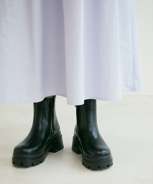 Juze（ジュゼ）の「【晴雨兼用】オールウェザーサイドゴアブーツ（レインシューズ・レディース・ブラック・L/M/S）」の10枚目の写真