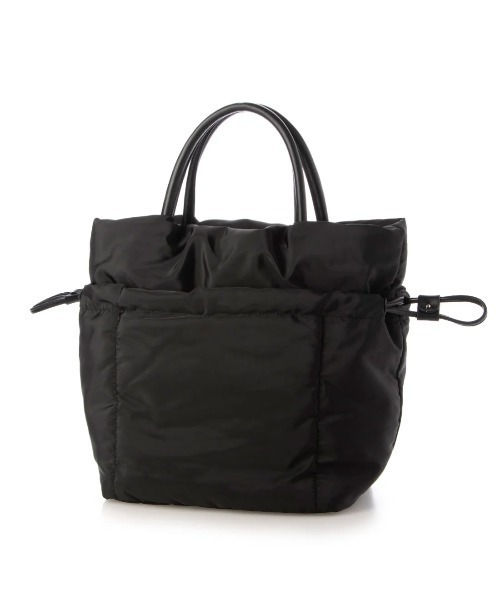 cache cache(カシュ カシュ)の「カシュカシュ cachecache / ミニ巾着ショルダー付きパファートート(トートバッグ・レディース・ベージュ/ブラック/オリーブ/アイボリー/オレンジ・FREE)」の14枚目の写真