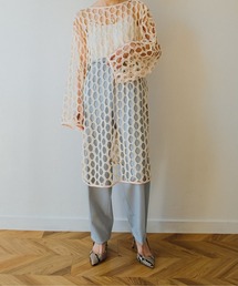 sahara | Rippling Wave Mesh Tops(Tシャツ/カットソー)