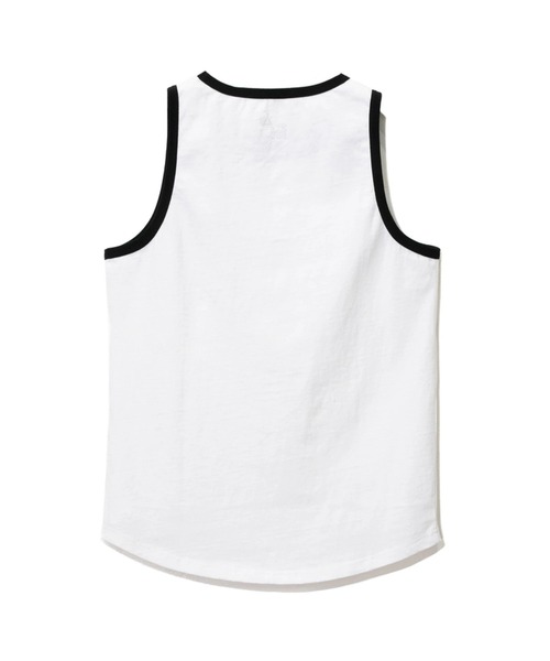 go slow caravan（ゴースローキャラバン）の「USA/C リブカラーラウンドタンク（タンクトップ・メンズ・ホワイト/ブラック/セージグリーン/ネイビー・MEDIUM/LARGE/X-LARGE）」の9枚目の写真