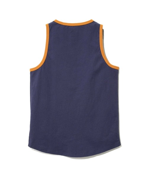 go slow caravan（ゴースローキャラバン）の「USA/C リブカラーラウンドタンク（タンクトップ・メンズ・ホワイト/ブラック/セージグリーン/ネイビー・MEDIUM/LARGE/X-LARGE）」の12枚目の写真