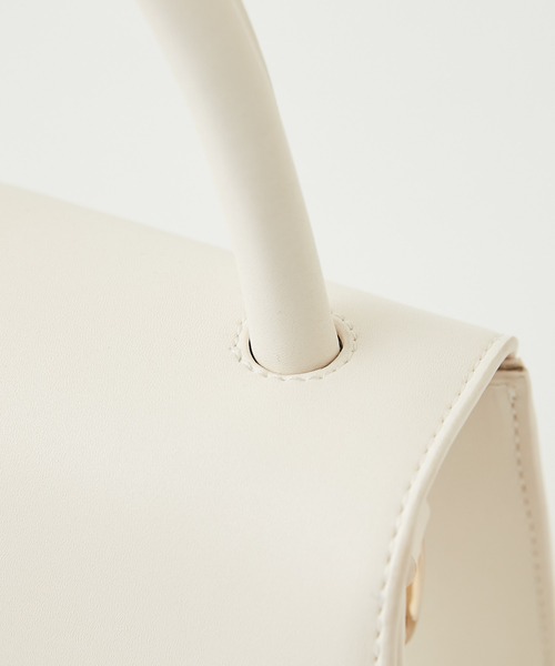 GALLARDAGALANTE（ガリャルダガランテ）の「ワンハンドルミニバッグ（ハンドバッグ・レディース・ホワイト/ライトベージュ・FREE）」の12枚目の写真