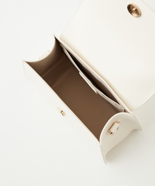 GALLARDAGALANTE（ガリャルダガランテ）の「ワンハンドルミニバッグ（ハンドバッグ・レディース・ホワイト/ライトベージュ・FREE）」の11枚目の写真