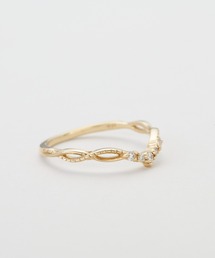 NOJESS【Pocket Ring】K10ダイヤモンドリング NOJESS（ノジェス）の「【Pocket Ring】 K10ダイヤモンドピンキー