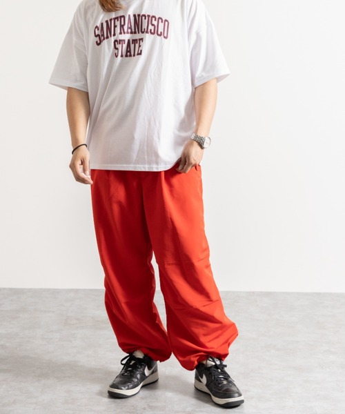 NYLAUS（ナイラス）の「別注 ルーズ スノー パンツ（チノパンツ・メンズ・ホワイト/ブラック/レッド/イエロー/オレンジ/グリーン・LL/L/M）」の9枚目の写真