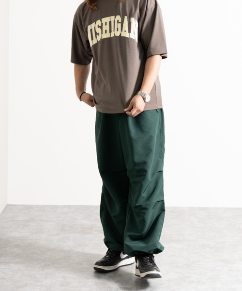 NYLAUS（ナイラス）の「別注 ルーズ スノー パンツ（チノパンツ・メンズ・ホワイト/ブラック/レッド/イエロー/オレンジ/グリーン・LL/L/M）」の11枚目の写真