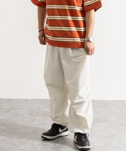 NYLAUS（ナイラス）の「別注 ルーズ スノー パンツ（チノパンツ・メンズ・ホワイト/ブラック/レッド/イエロー/オレンジ/グリーン・LL/L/M）」の16枚目の写真