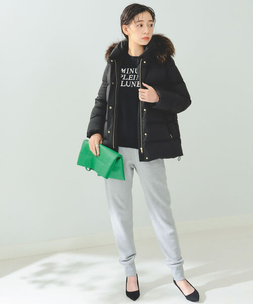 B:MING by BEAMS(ビーミングバイビームス)の「B:MING by BEAMS / 河田フェザー ショート ダウン 22AW(ダウンジャケット/コート・レディース・ブラック/ベージュ/ネイビー・SMALL/MEDIUM/LARGE)」の17枚目の写真