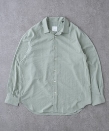 BRICK & SONS | リラックスラグランスリーブシャツ<セージグリーン>(シャツ/ブラウス)