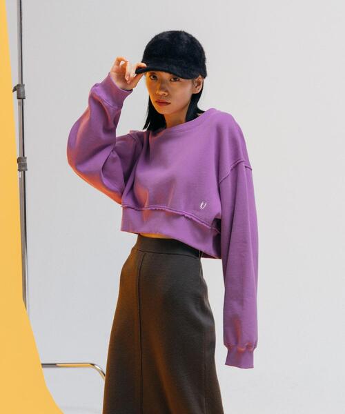 BEAUTY&amp;YOUTH UNITED ARROWS - 　ユナイテッドアローズ　CITEN 裏起毛クロップド　スウェット UNITED ARROWS - CITEN♡裏起毛クロップドスウェット トップス