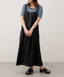 Lui's | 配色ステッチワークジャンスカ(ワンピース)