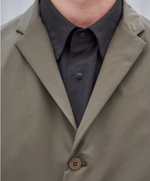 DESCENTE PAUSE(デサントポーズ)の「【デサントポーズ】シャツ / SHIRT 撥水 日本製(シャツ/ブラウス・メンズ・ブラウン/スミクロ/ベージュ/ホワイト・LARGE/X-LARGE/MEDIUM/SMALL)」の7枚目の写真