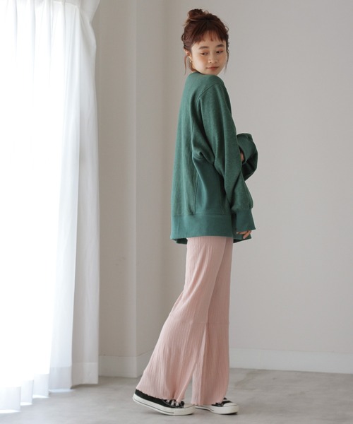 Crisp(クリスプ)の「”RUTGERS”オーバースウェット(スウェット・レディース・オレンジ/グリーン/アイボリー・FREE)」の7枚目の写真