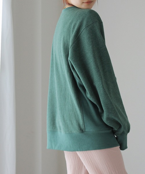 Crisp(クリスプ)の「”RUTGERS”オーバースウェット(スウェット・レディース・オレンジ/グリーン/アイボリー・FREE)」の11枚目の写真