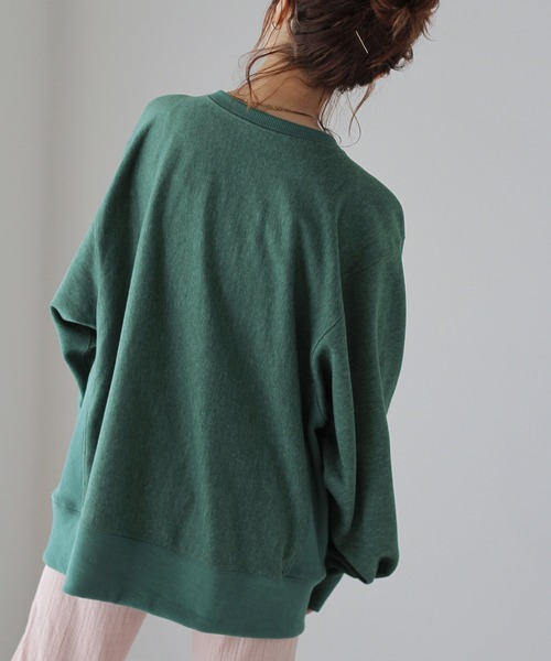 Crisp(クリスプ)の「”RUTGERS”オーバースウェット(スウェット・レディース・オレンジ/グリーン/アイボリー・FREE)」の12枚目の写真