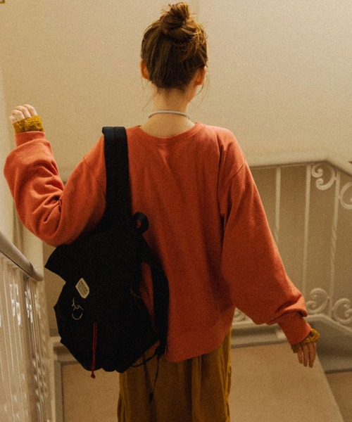 Crisp(クリスプ)の「”RUTGERS”オーバースウェット(スウェット・レディース・オレンジ/グリーン/アイボリー・FREE)」の21枚目の写真