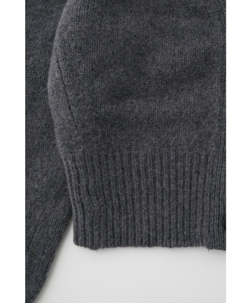 MOUSSY（マウジー）の「WOOL PUFF SLEEVE カーディガン（カーディガン/ボレロ・レディース・カーキ/チャコールグレー/アイボリー・FREE）」の11枚目の写真