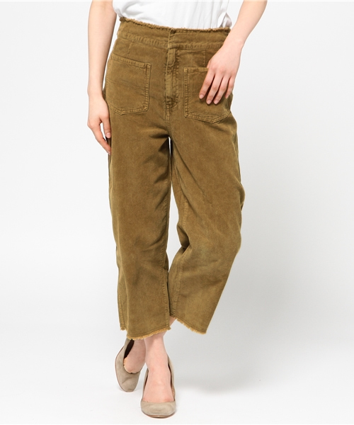 B:MING by BEAMS(ビーミングバイビームス)の「ビーミング by ビームス / コーデュロイ カットオフパンツ(その他パンツ・レディース・ブラウン系その他/ブルー系その他・MEDIUM/SMALL)」の1枚目の写真