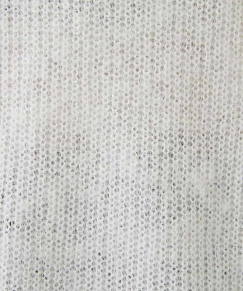 アルパカ混タートルニット