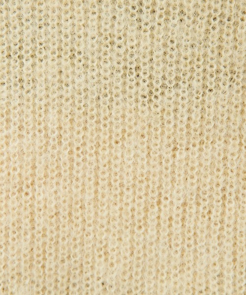 アルパカ混タートルニット