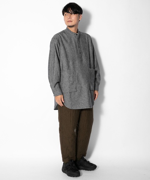 Snow Peak（スノーピーク）の「Camping Flannel Utility Pullover（シャツ/ブラウス・メンズ・ブラウン/ブラック・X-LARGE/LARGE/1/MEDIUM/SMALL）」の9枚目の写真